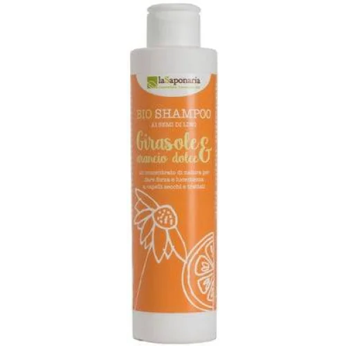 Shampoo Girasole e Arancio – Idratante per Capelli Secchi e Sfibrati