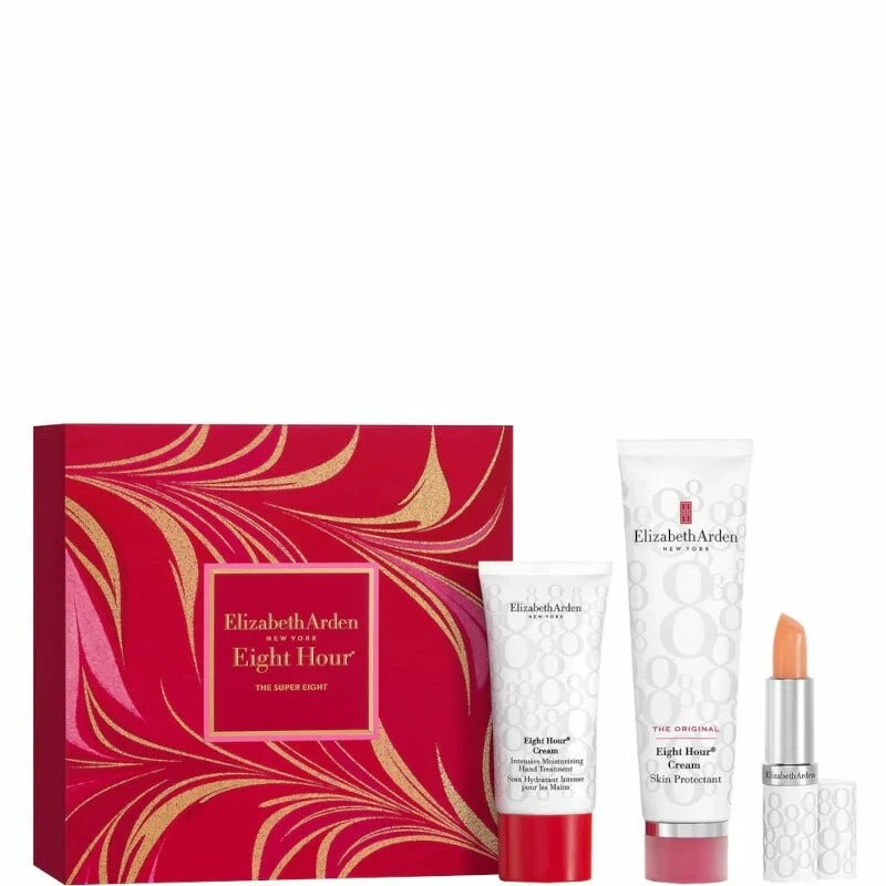 Elizabeth Arden Cofanetto Eight Hour Crema 50ml + Stick Labbra 3,7g + Crema Mani 30ml
