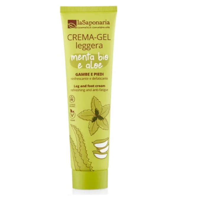 Crema Gel Vegan – CremaGel Rinfrescante per Gambe e Piedi