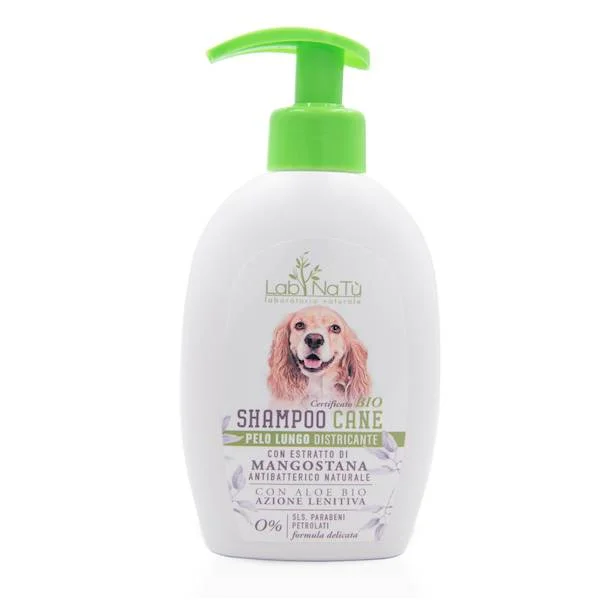 Shampoo Naturale per Cani a Pelo Lungo
