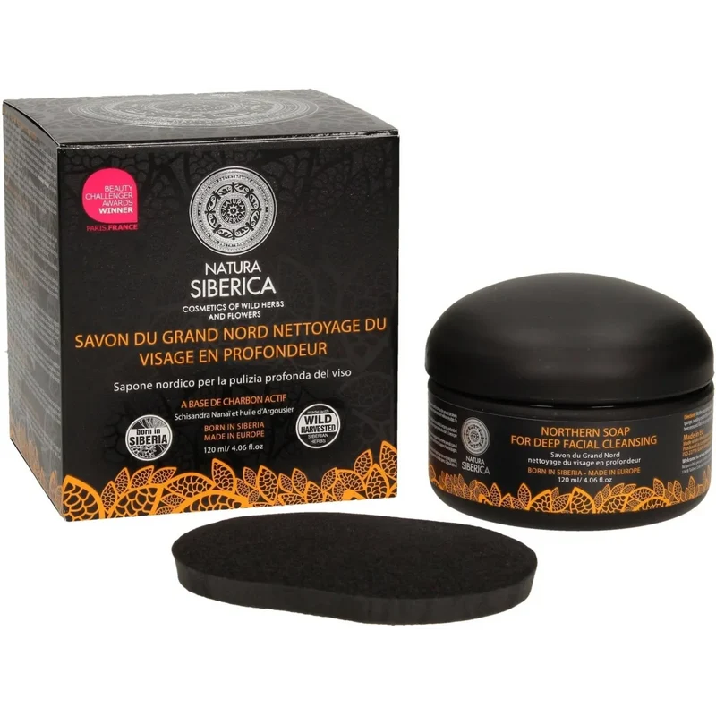 Sapone nero al carbone attivo purificante