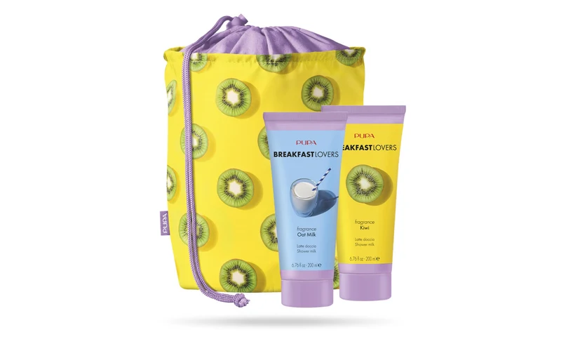 Pupa Breakfast Lovers Kit 3 Latte Doccia 2x200ml 003 Kiwi/Oat Milk