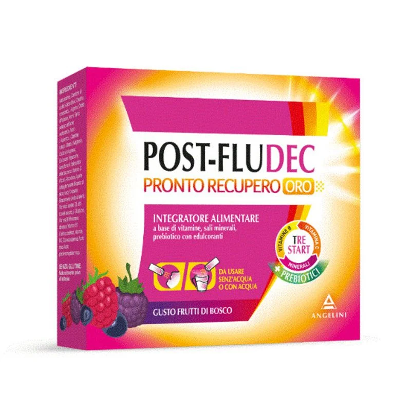 Post-Fludec Pronto Recupero Oro Frutti Di Bosco 12 Bustine