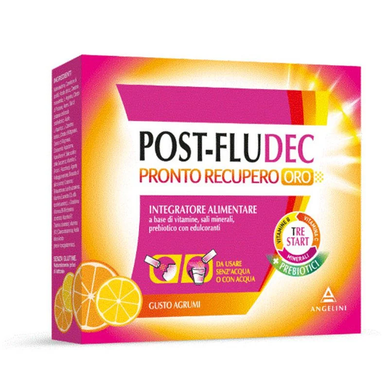 Post-Fludec Pronto Recupero Oro Agrumi 12 Bustine