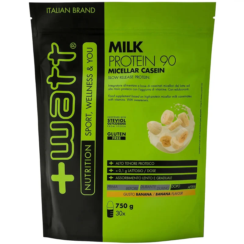 +Watt Milk Protein 90 Doypack Gusto Banana 750g