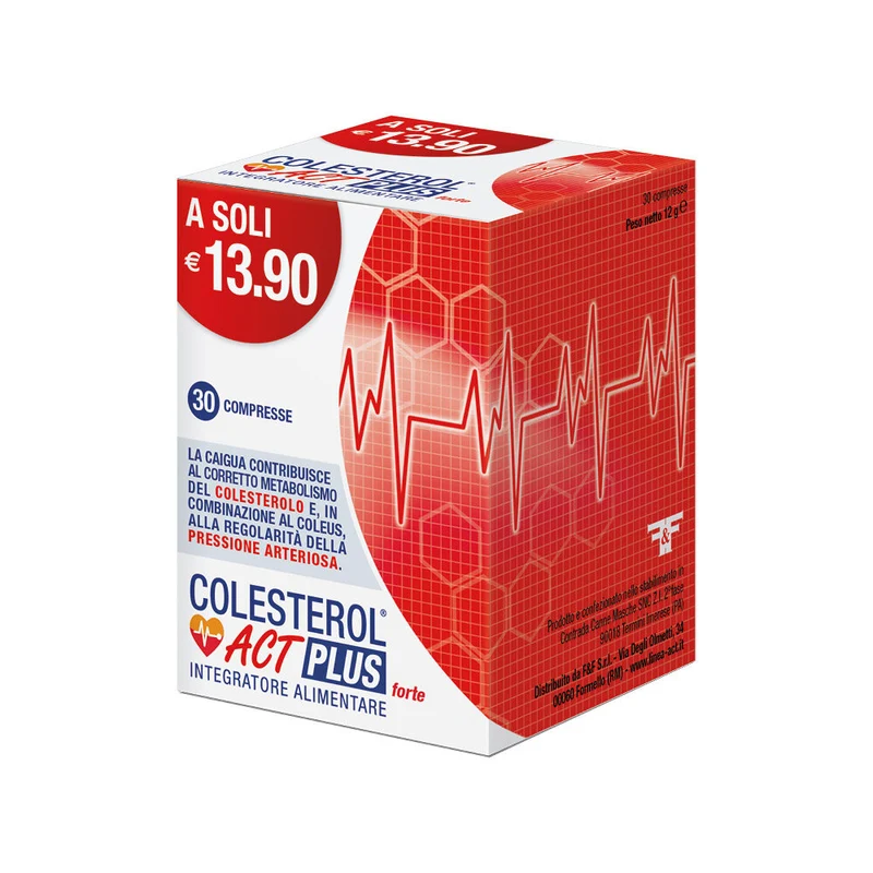 Colesterol Act Plus Forte per i livelli di colesterolo 30 compresse