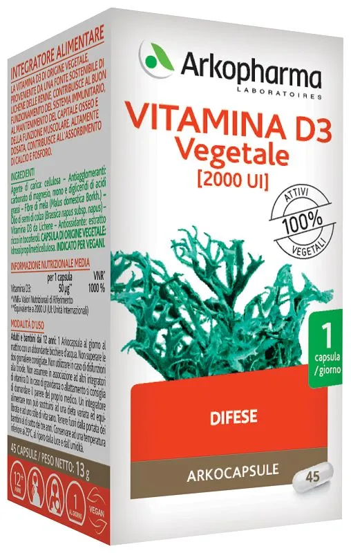ARKOCPS VITAMINA D3 VEG 45CPS