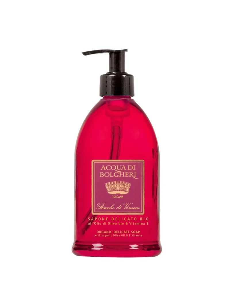Acqua Di Bolgheri Sapone Delicato Bio Mani/Viso Bacche Di Vinum 500ml