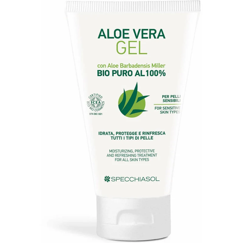 Specchiasol Aloe Vera Gel Puro Biologico per Pelli Sensibili 150ml