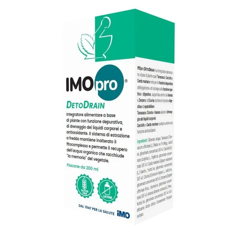 IMOpro DetoDrain per il drenaggio dei liquidi corporei 200ml