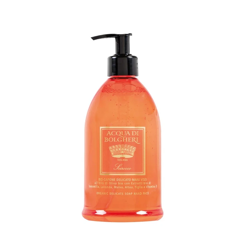Acqua Di Bolgheri Sapone Delicato Bio Mani/Viso Scirocco 500ml