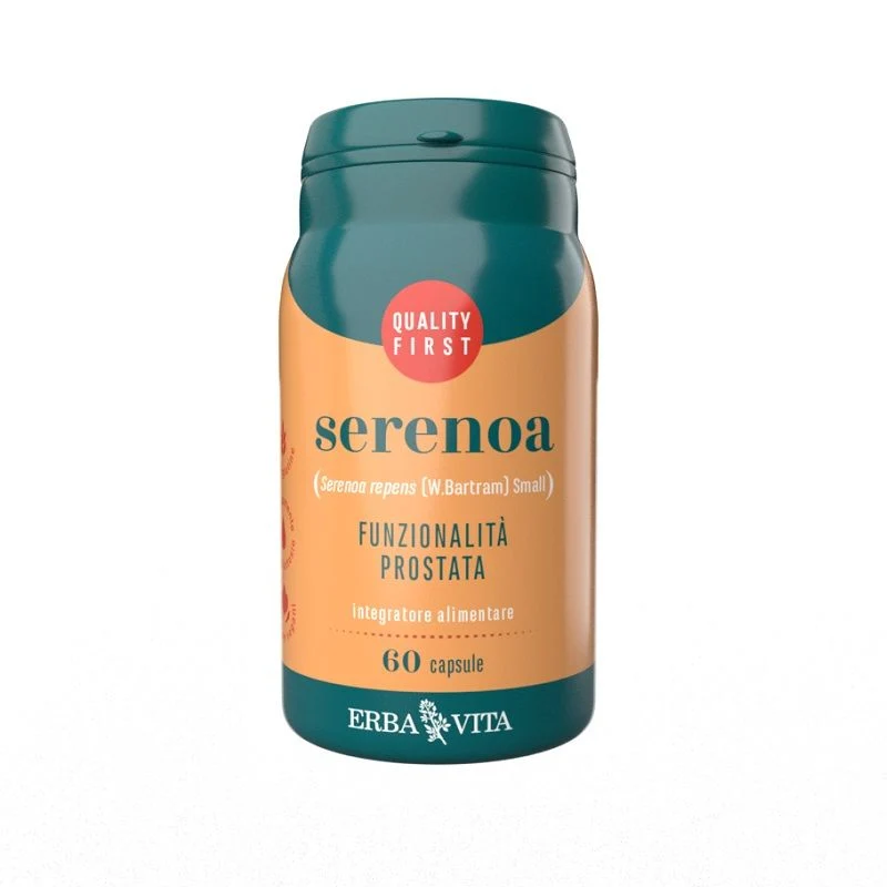 Erba Vita Serenoa per il benessere di prostata e vie urinarie 60 capsule