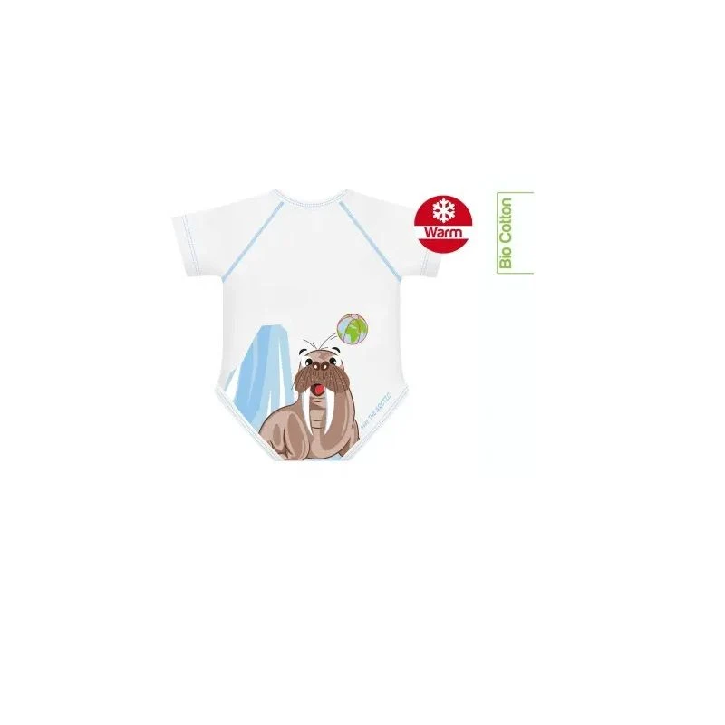 J Bimbi Body Invernale Save The Arctic 0-36 mesi fantasia Tricheco 1 pezzo