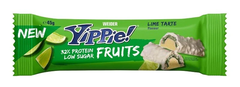 Weider Yippie Fruits barretta proteica gusto lime 45g