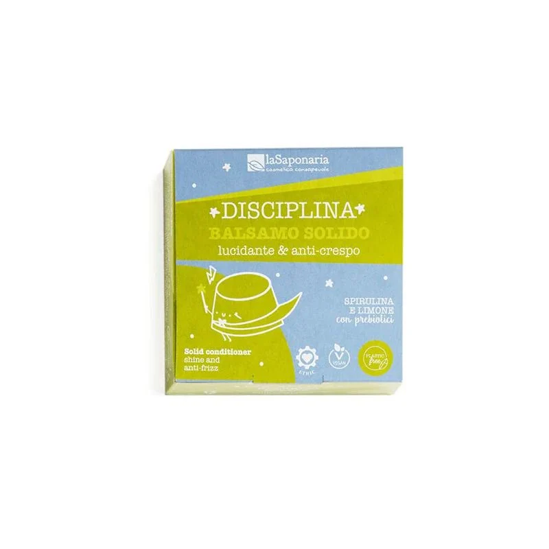 La Saponaria Inner Disciplina balsamo solido lucidante e anti-crespo 40ml