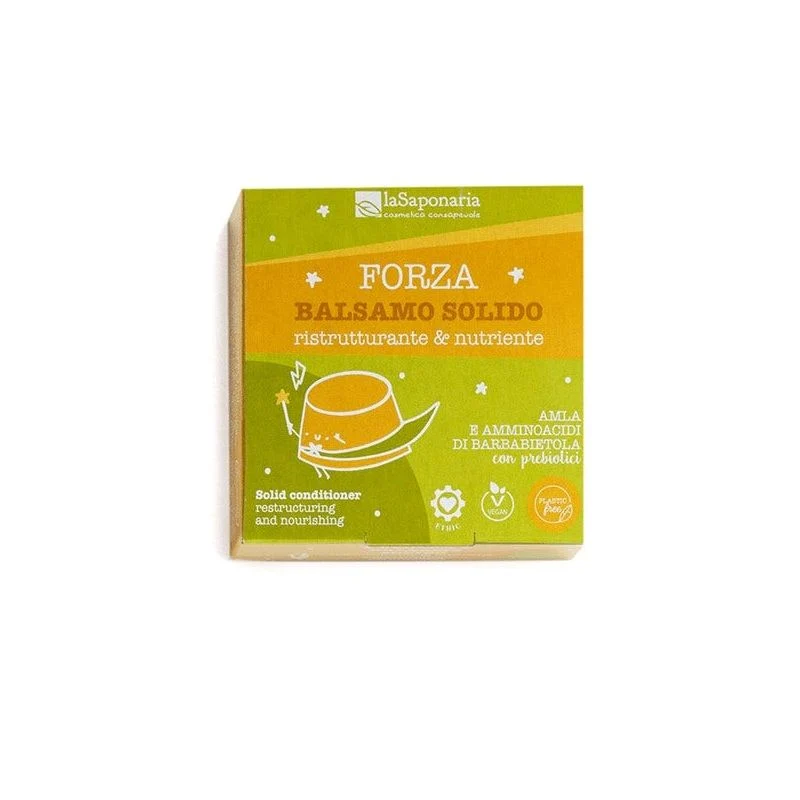 La Saponaria Inner Balsamo Solido Forza Ristrutturante E Nutriente 40ml