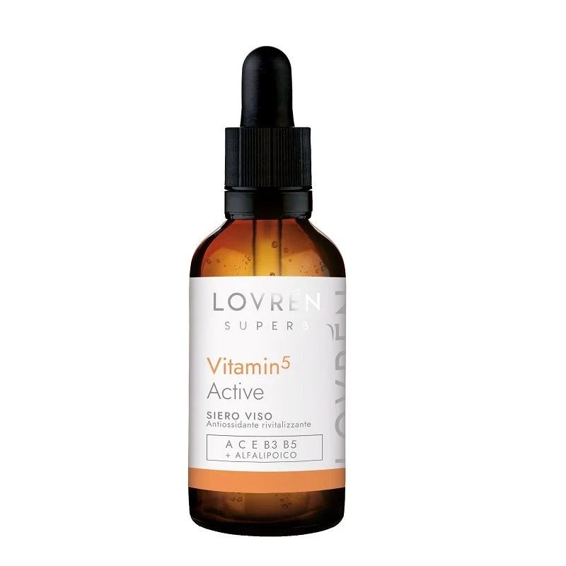 Lovren Superb Vitamin 5 Active Siero Viso Antiossidante e rivitalizzante 30ml
