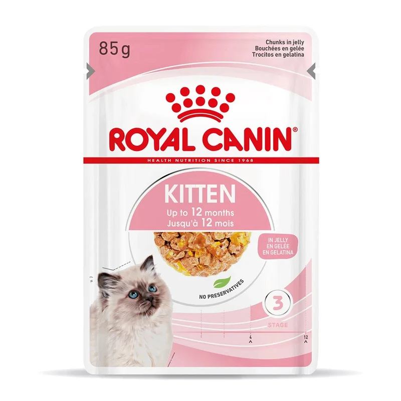 Royal Canin Kitten Instinctive Jelly Umido Per Gatti Bustina 12x85g