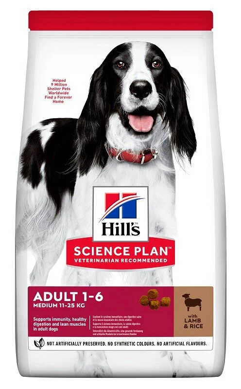 Hill's Science Plan Adult Cane Lamb&Rice Medium 18kg