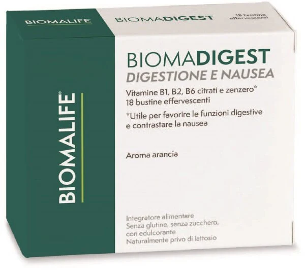 Biomalife Biomadigest Digestione E Nausea 18 Bustine