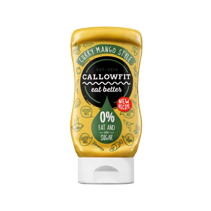 Callowfit Salsa Zero Zuccheri Curry Mango 300ml