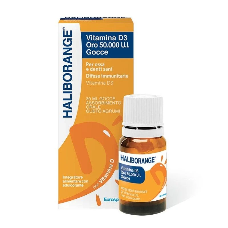 Haliborange Vitamina D3 Oro 50000Ui Gocce 30ml