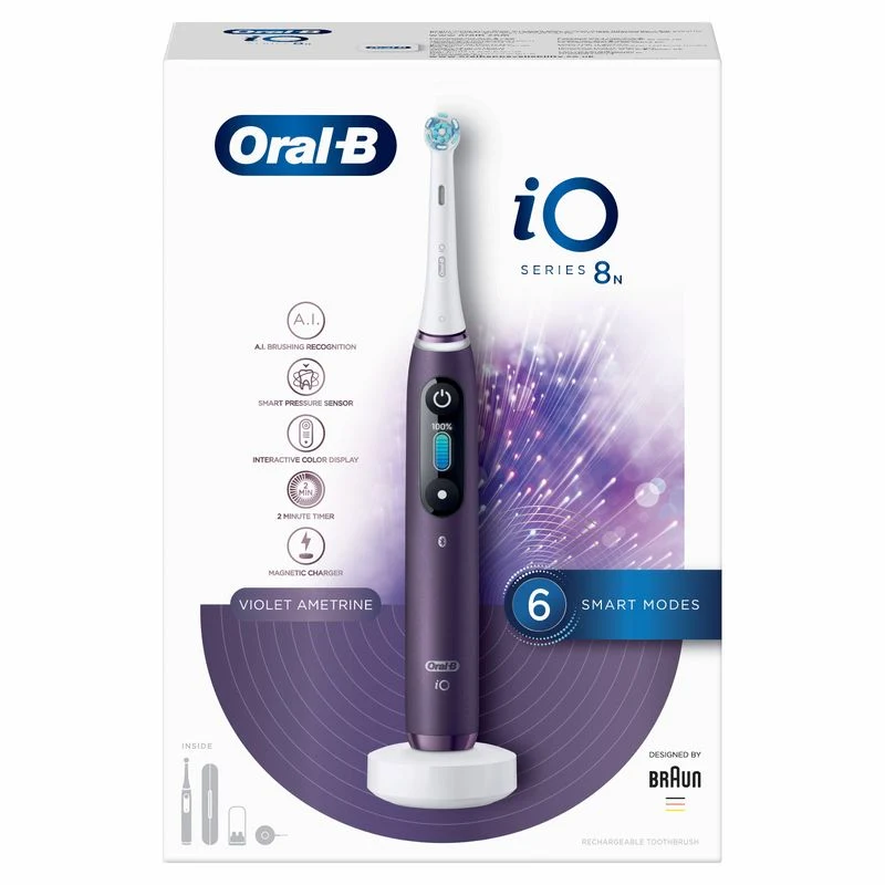 Oral-B iO 8n Spazzolino Elettrico Viola