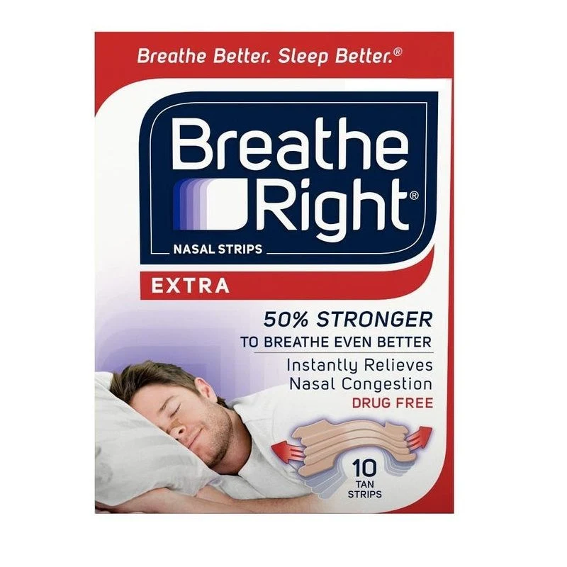 Breath Right Cerotti Nasali Extra Forte 10 Pezzi