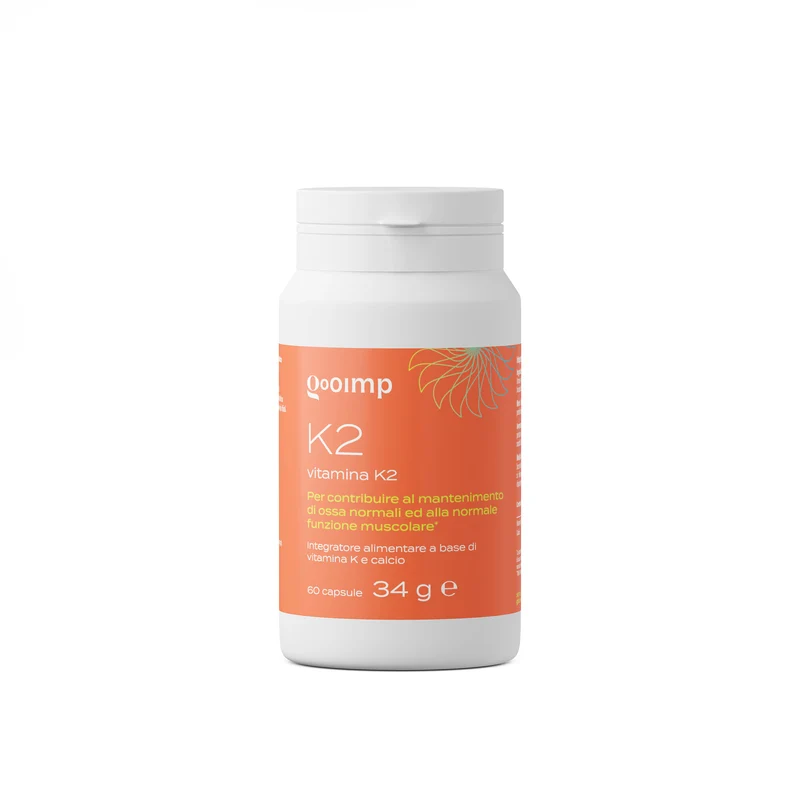 Gooimp K2 per il benessere di ossa e muscoli 60 capsule