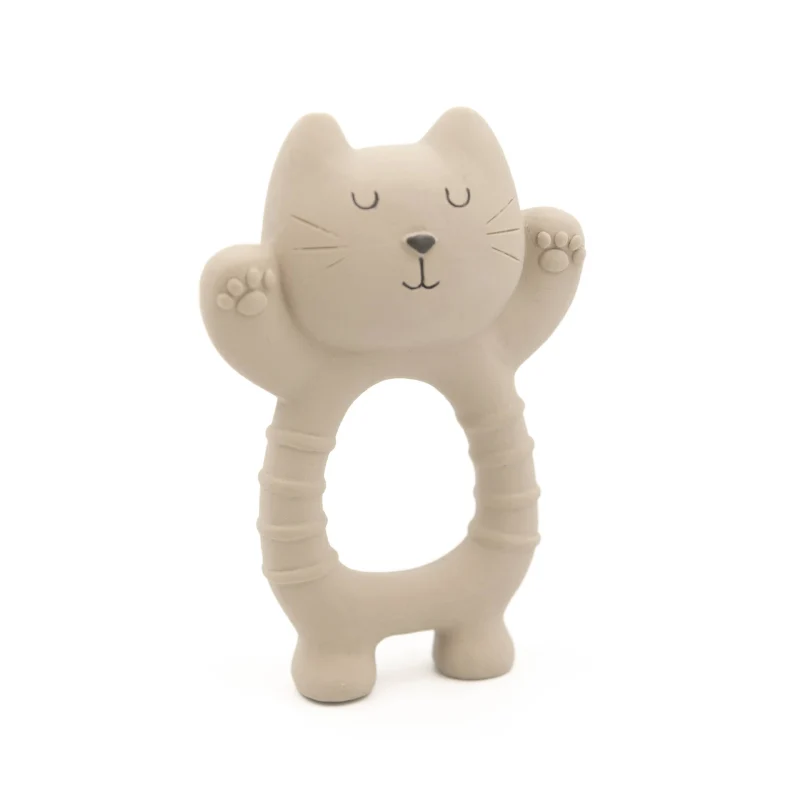 Bamboom - Gatto in gomma naturale per la dentizione - Sand