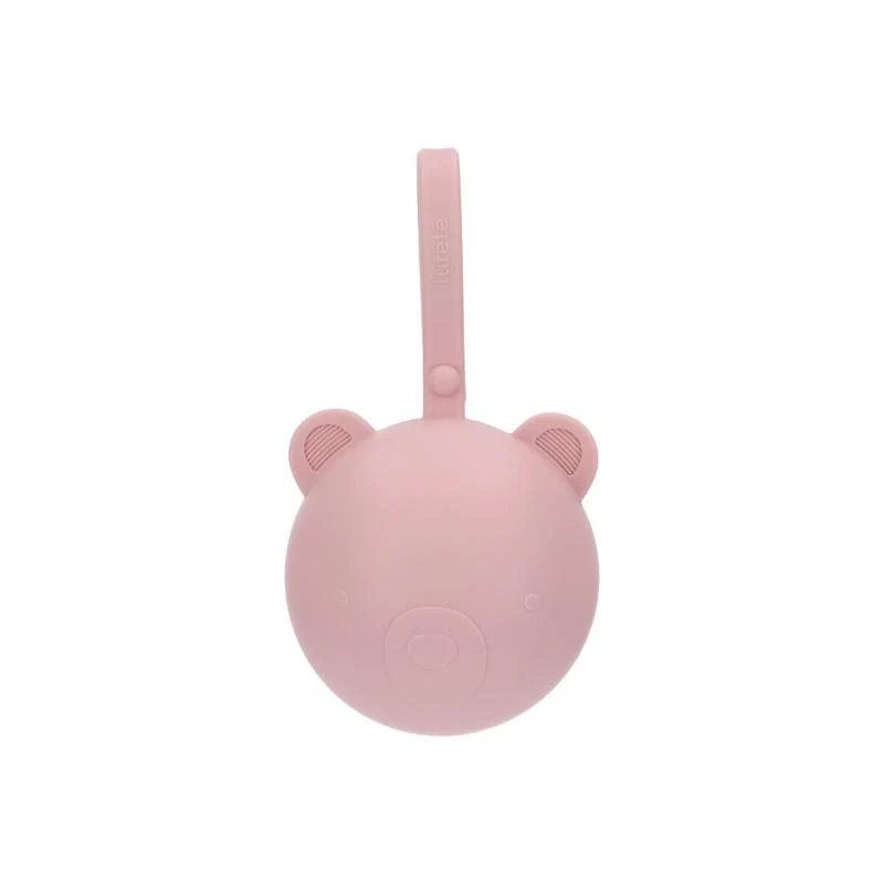 Tutete - Scatolina Portaciuccio in Silicone - Orsetto Rosa Pink