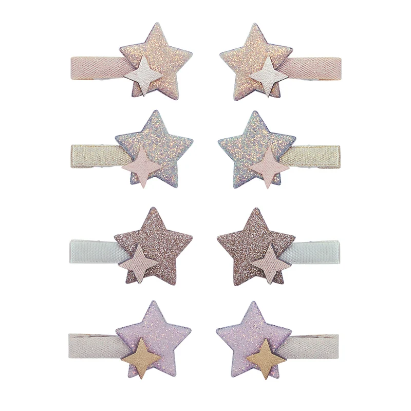 Mimi & Lula - 8-pack Mollette fermacapelli Clip - Starlight