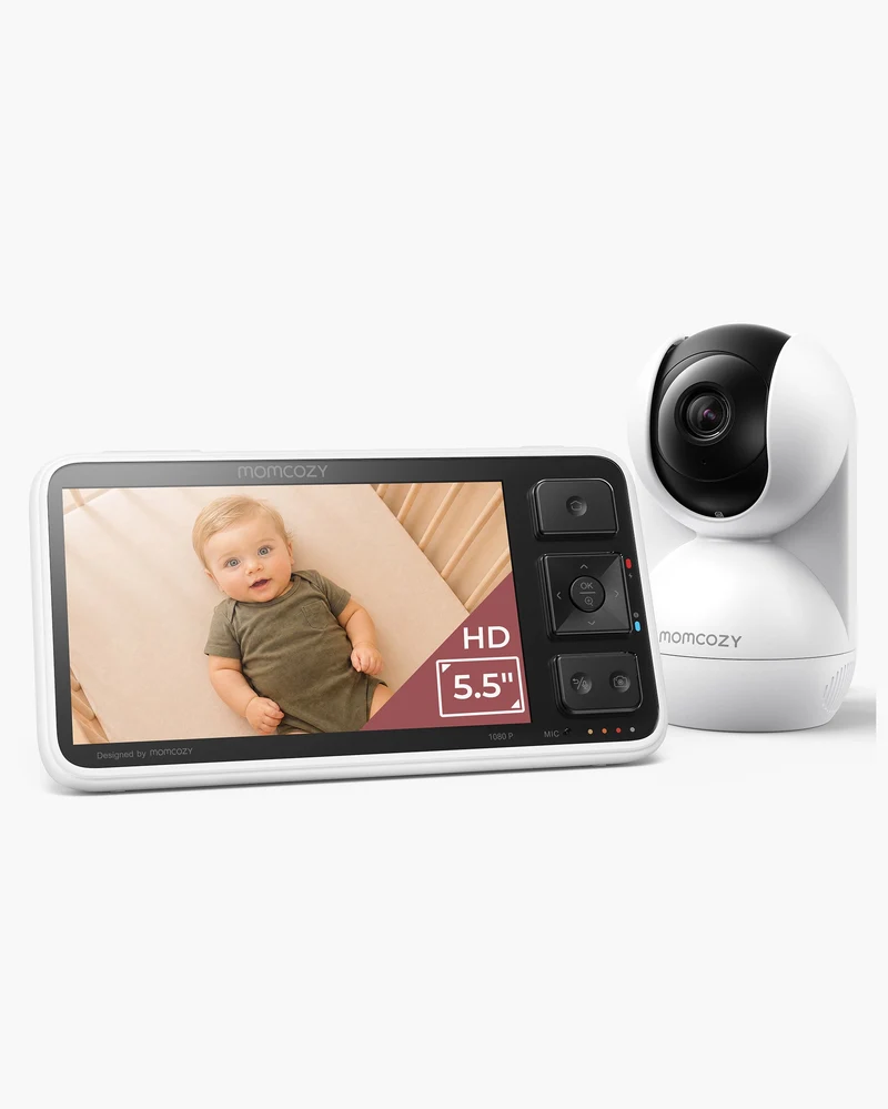 Baby Monitor Smart Non-WiFi 5,5 Pollici Full HD (BM03 Nero)