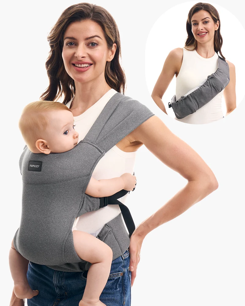 Momcozy Marsupio per Neonati Portatile - Leggero & Pieghevole