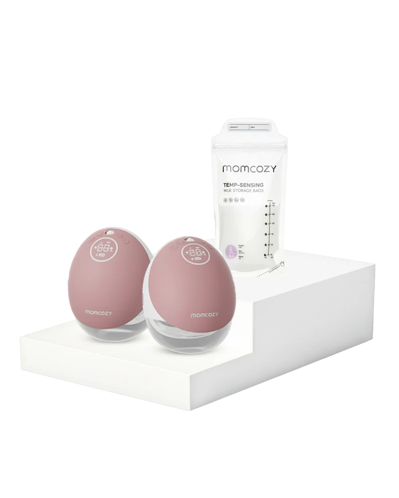 Pumping Essentials Bundle: Mobile Flow™ Breast Pump M9 + 120 Breastmilk Storage Bags