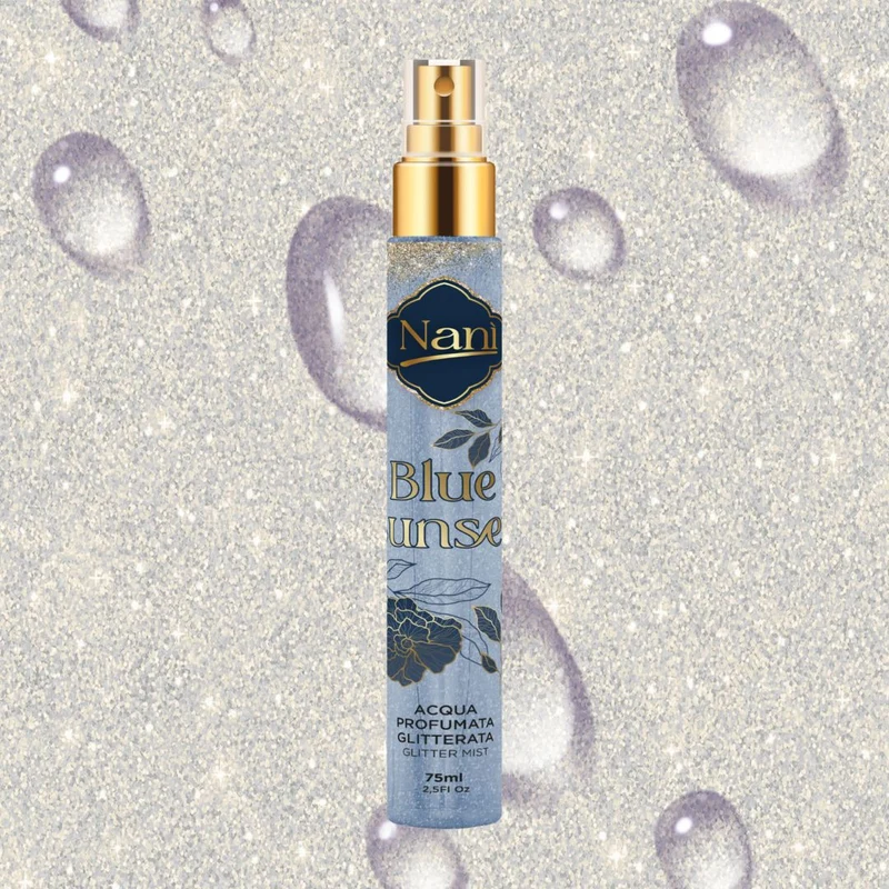NANÌ BLUE SUNSET – Acqua Profumata Glitterata 75ml