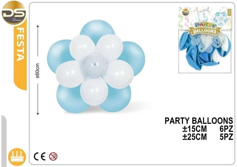 Dz Party Balloons 25Cm 6Pz 12Cm 5Pz2