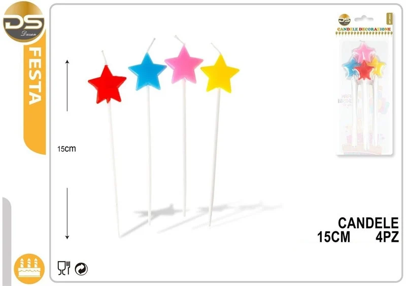 Dz Party Candele 15Cm