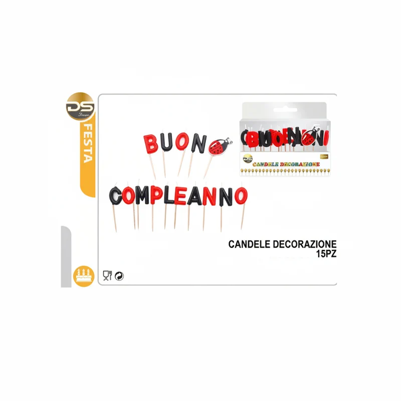 Dz Party Candele Decorative 7Cm 15Pz