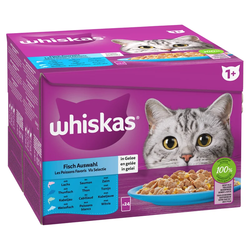 Whiskas Straccetti Multipak Pesce 12 X