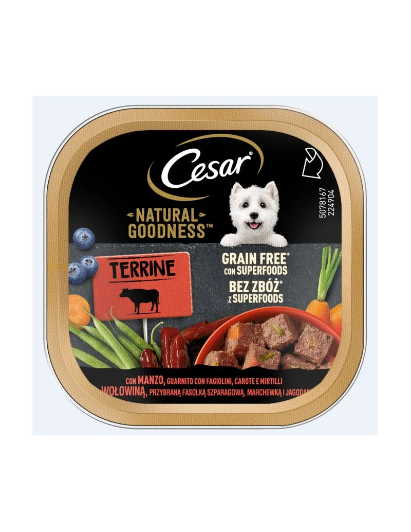 Cesar Natural Goodnes Terrine Manzo Fagiolini