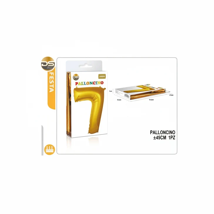 Dz Party Palloncino Oro Numeri 45Cm