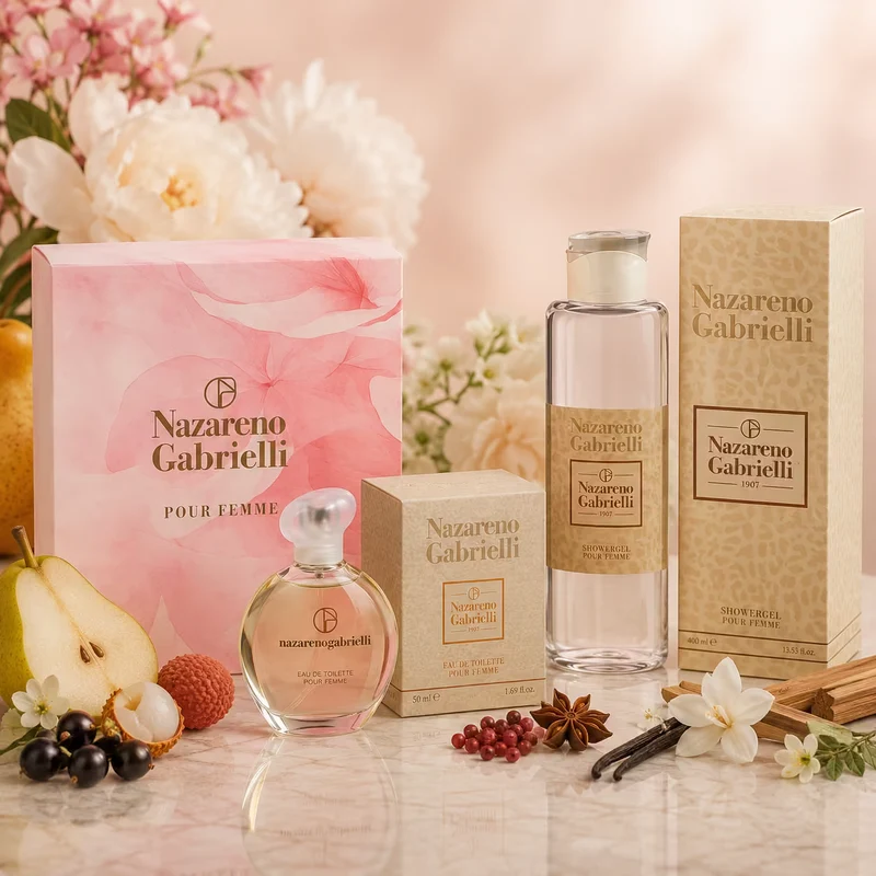NAZARENO GABRIELLI POURFEMME Cofanetto | EDT 100ml + Shower Gel 400ml