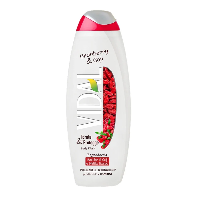 Vidal Bagnoschiuma Cranbe Goji Ml500