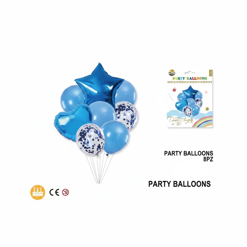Dz Party Set 8Pz Palloncini Per Festa4
