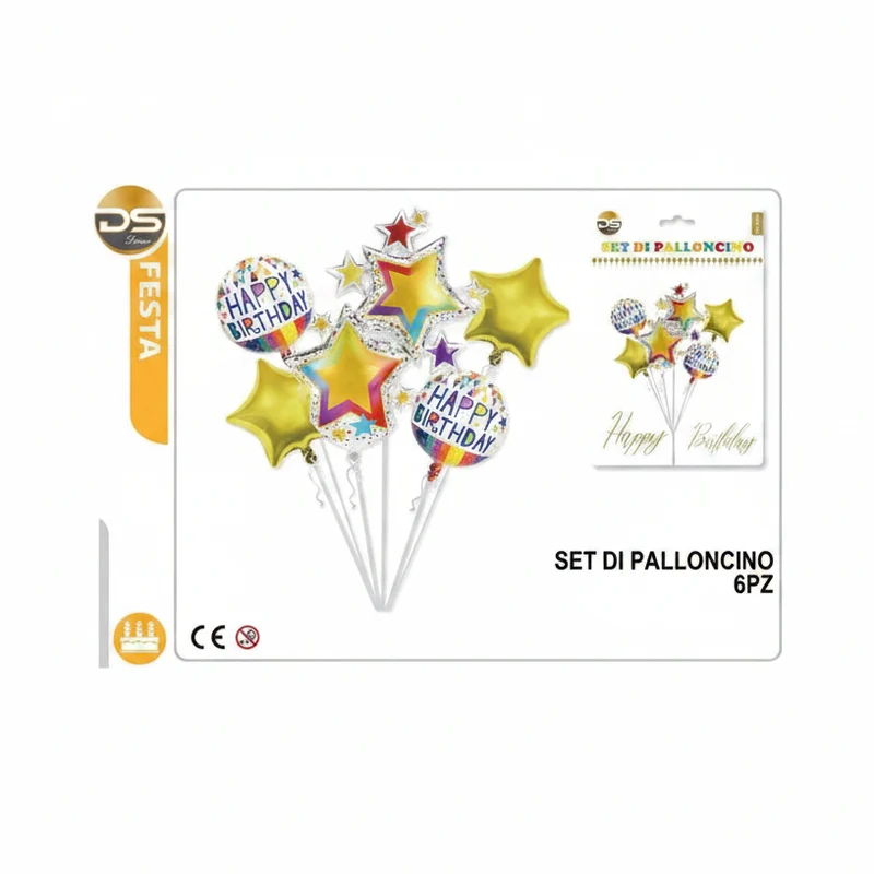 Dz Party Balloons 6Pz