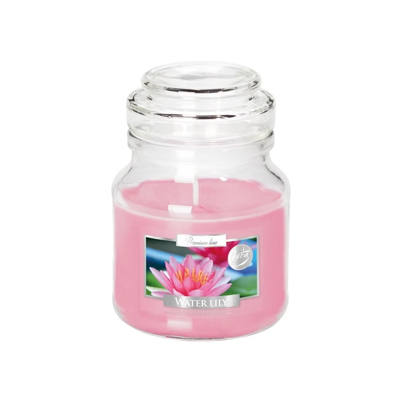 Bispol® Candela Profumata In Vetro c/Coperchio Water Lily