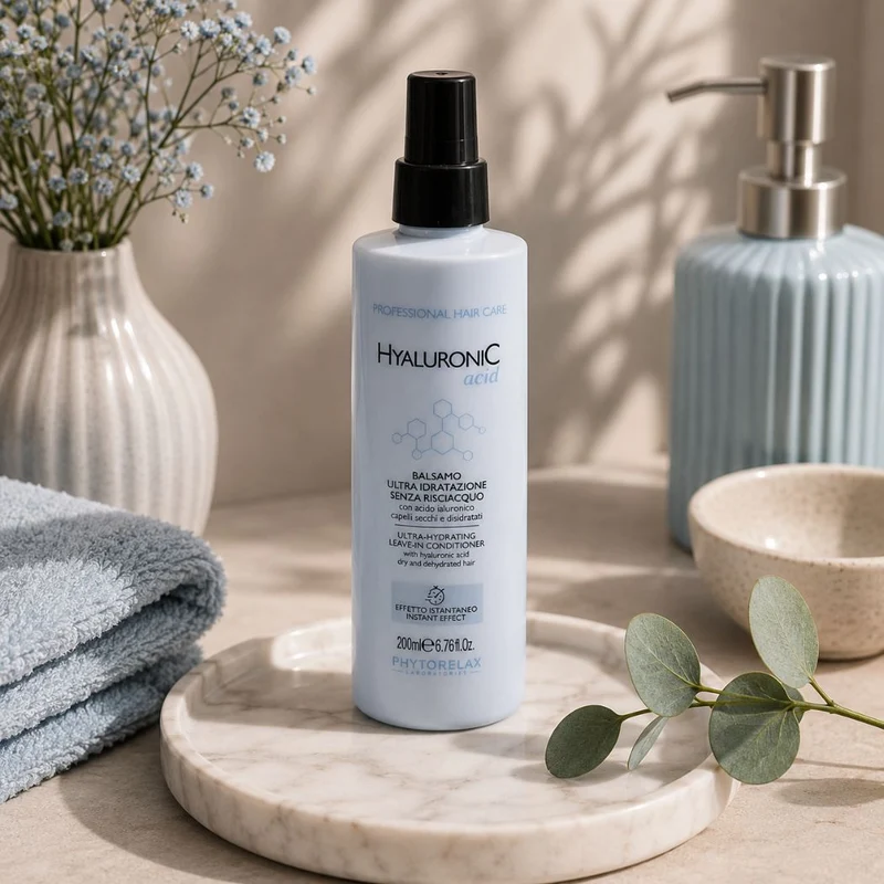 PHYTORELAX HYALURONIC - BALSAMO ULTRA IDRATAZIONE SENZA RISCIACQUO con acido ialuronico capelli secchi e disidratati