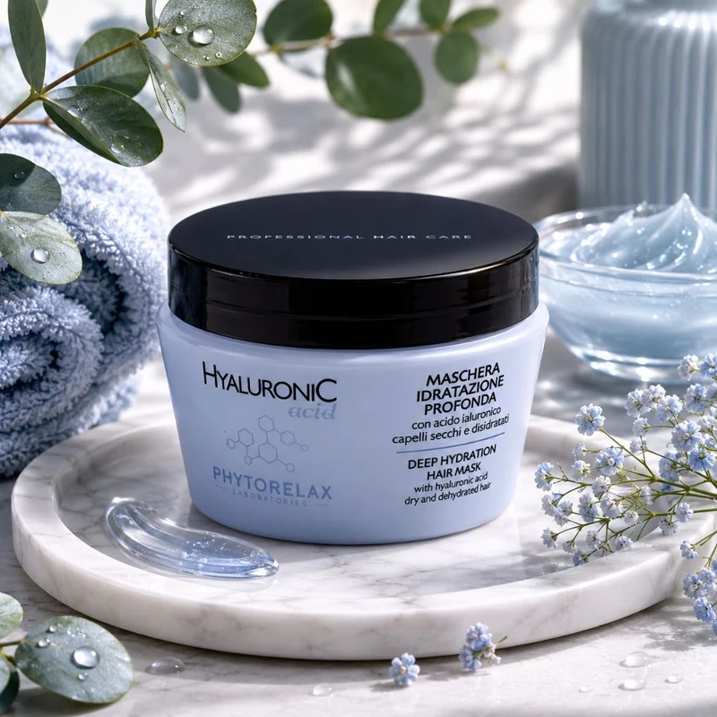 PHYTORELAX HYALURONIC - MASCHERA IDRATAZIONE PROFONDA con acido ialuronico capelli secchi e disidratati