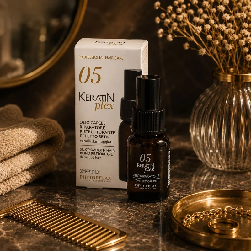 PHYTORELAX - 05. OLIO CAPELLI RIPARATORE RISTRUTTURANTE EFFETTO SETA capelli danneggiati